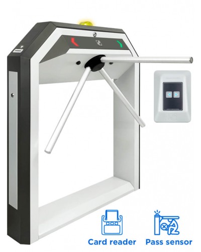 CARDDEX Комплект тумбового турникета со встроенным картоприемником STR-03KEC в Ессентуках Турникеты Pintop.ru