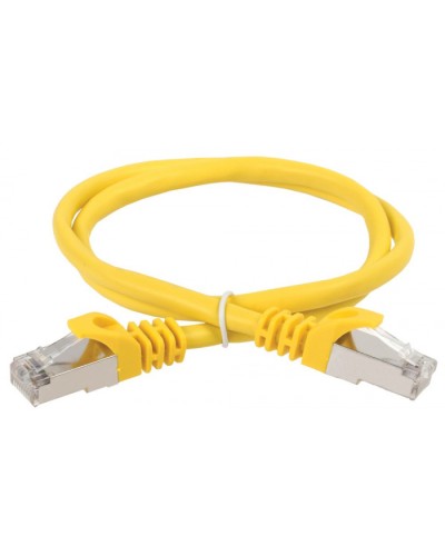 ITK Коммутационный шнур (патч-корд), кат.5Е FTP, 5м, желтый (PC05-C5EF-5M) в Ессентуках Патч-корды и пигтейлы Pintop.ru