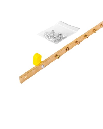 Панель заземления вертикальная ЦМО ПЗ-1000.200А в Ессентуках Аксессуары для стоек и шкафов Pintop.ru