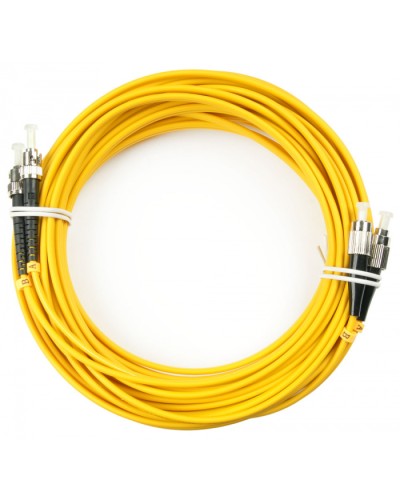 Шнур оптический duplex FC-ST 9/125 sm 20м LSZH Cabeus FOP(d)-9-FC-ST-20m в Ессентуках Патч-корды оптические Pintop.ru