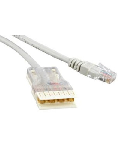 Патч-корд 110 тип-RJ45, 1 пара (1 м) Hyperline PC-110-RJ45-1P-CX-1M-LSZH-GY в Ессентуках Патчкорды (медные) Pintop.ru
