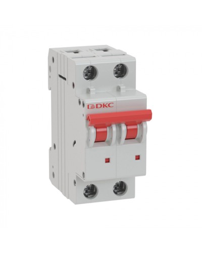 Выключатель автоматический модульный YON MD63 2P 4А C 6kA DKC (MD63-2C4-6) в Ессентуках Электротехническое оборудование Pintop.ru