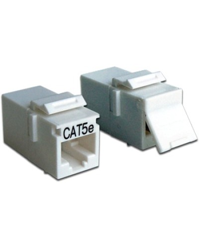 Повторитель портов RJ-45, неэкранированный, кат.5E, формата Keystone LANMASTER LAN-KCP45U5E-WH в Ессентуках Проходные адаптеры Pintop.ru