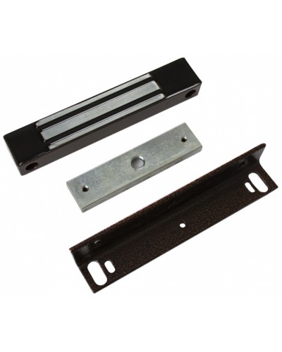 Замок электромагнитный влагозащищенный AccordTec ML-350N с уголком, цвет (коричневый) в Ессентуках Электромагнитные замки Pintop.ru