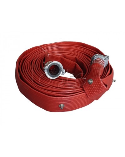 Магнито-Контакт Рукав пожарный перфорированный с дюзами РПМ(Д)-65-1,6-ИМ-УХЛ1 с головками ГР-65 ал, для создания водяных завес в Ессентуках Пожарные рукава Pintop.ru