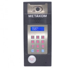 Многоабонентый антивандальный блок вызова со встроенной видеокамерой Метаком MК2018-TMRFGV