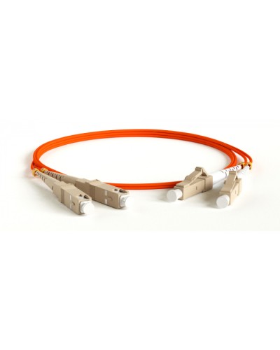 Патч-корд волоконно-оптический Hyperline FC-D2-50-SC/PR-SC/PR-H-8M-LSZH-OR в Ессентуках Патч-корды оптические Pintop.ru