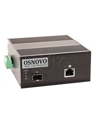 Промышленный компактный медиаконвертер OSNOVO OMC-1000-11BX-I в Ессентуках Медиаконвертеры Pintop.ru