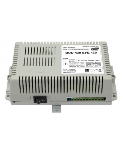 Блок управления Vizit БУД-430S в Ессентуках Блоки управления многоабонентные Pintop.ru