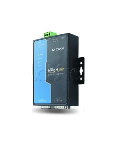 Сервер 2-портовый RS-232/422/485 в Ethernet Moxa NPort 5250A в Ессентуках Дополнительное оборудование для ОПС Pintop.ru