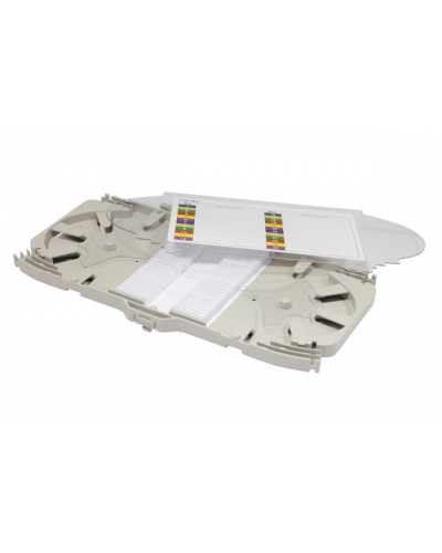 Сплайс-кассета на 24 (48) соединения, пластик Eurolan 33B-03-24GY в Ессентуках Кроссы оптические Pintop.ru