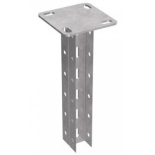 Стойка двойная потолочная для средних нагрузок 35х30х400 пятка 120х120 Промрукав (PR08.2598)