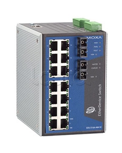 Коммутатор управляемый промышленный 16-портовыйMoxa EDS-516A-MM-SC в Ессентуках Коммутаторы Pintop.ru