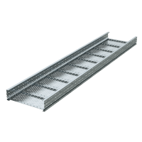 Лоток листовой 200x400, лонжерон 1,5 мм, L 6 м, горячий цинк DKC (USM624HDZ)