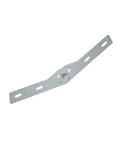Шарнирный соединитель лестничного лотка 50 мм Быстрый монтаж КМ-Профиль (LSHS1) в Ессентуках Аксессуары для лотков Pintop.ru