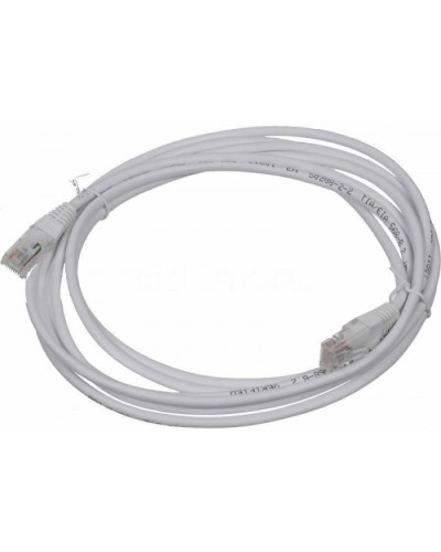 Патч-корд RJ45 TWT UTP кат.5e, с заливными колпачками, 2 м, серый TWT TWT-45-45-2.0-GY в Ессентуках Патчкорды (медные) Pintop.ru