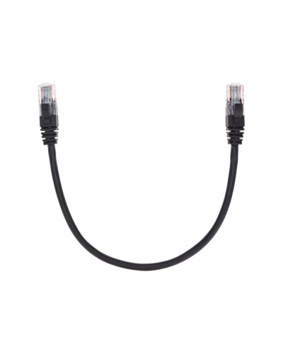 Патч-корд U/UTP, CAT 5e, RJ45-RJ45, 26AWG, LSZH, черный, 0,3м REXANT 02-0102-03 в Ессентуках Патчкорды (медные) Pintop.ru