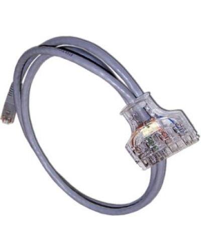Патч-корд 110 тип - RJ45, 4 пары, UTP, категория 6, 2 м LANMASTER LAN-45-P4-2.0/6 в Ессентуках Патч-корды и пигтейлы Pintop.ru