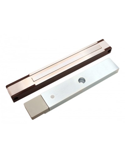 Электромагнитный замок с датчиком состояния двери ALeko ALM-200P (12В коричневый) в Ессентуках Электромагнитные замки Pintop.ru