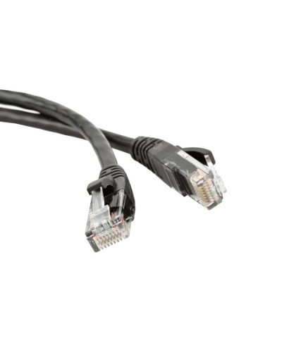 Патч-корд RJ45 - RJ45, 4 пары, UTP, категория 5е, 0.5 м, черный, LSZH LANMASTER LAN-PC45/U5E-0.5-BK в Ессентуках Патчкорды (медные) Pintop.ru