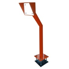 Стойка для считывателя Аякс 150х150 мм, оранжевая, Базовая, наклонная