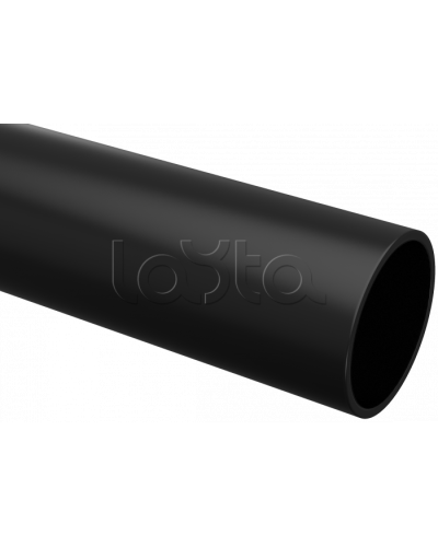 Труба гладкая жесткая ПВХ D=20мм черная 3м (93м/компл) IEK (CTR10-020-K02-093) в Ессентуках Гладкая труба Pintop.ru