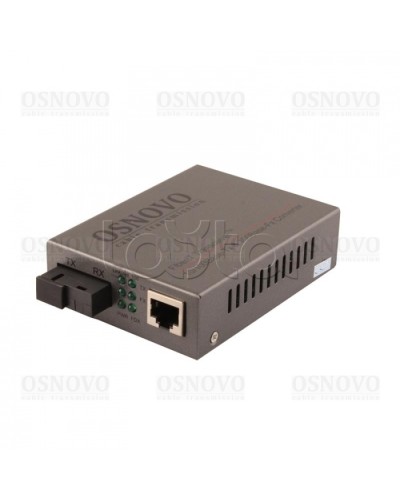 Медиаконвертер Fast Ethernet OSNOVO OMC-100-11S5a в Ессентуках Медиаконвертеры Pintop.ru
