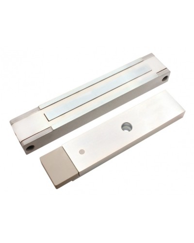 Электромагнитный замок с датчиком состояния двери ALeko ALM-400P (12В серый) в Ессентуках Электромагнитные замки Pintop.ru