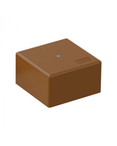 SD3 Коробка распределительная для о/п, для монтажного пистолета 75x75x40мм, 12 пар 10мм2, (корич.) Экопласт (72936B) в Ессентуках Распределительные коробки Pintop.ru