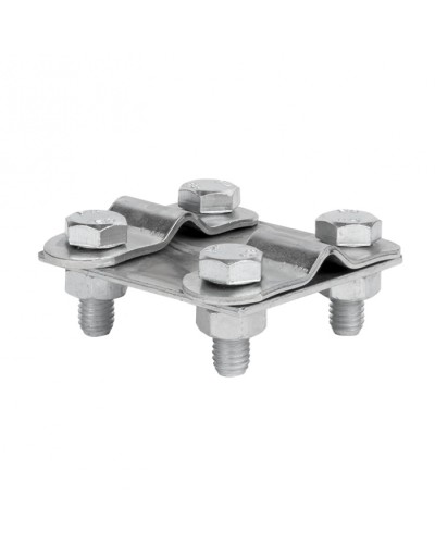 Зажим контрольный прут-прут (пластина 57x57мм) Ni EKF PROxima (lp-55611-ni) в Ессентуках Электротехническое оборудование Pintop.ru