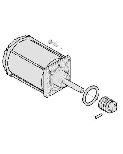 Электродвигатель G12000 в сборе Came 119RIG101 в Ессентуках Запчасти для шлагбаумов и автоматики Pintop.ru