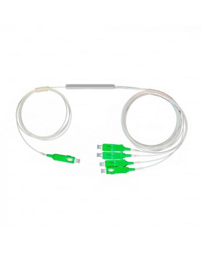 Разветвитель план 1х4 окон SC/APC 9/125 вывод 1,5м буфер 0.9мм 1260/1650 Cabeus (FCT-PLC-1/4-9-SC/A-1.5-0.9) в Ессентуках Оптические разветвители (сплиттеры) Pintop.ru