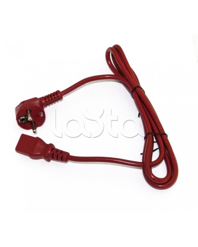 Кабель питания компьютера Hyperline PWC-IEC13-SHM-1.8-RD в Ессентуках Патч-корды и пигтейлы Pintop.ru