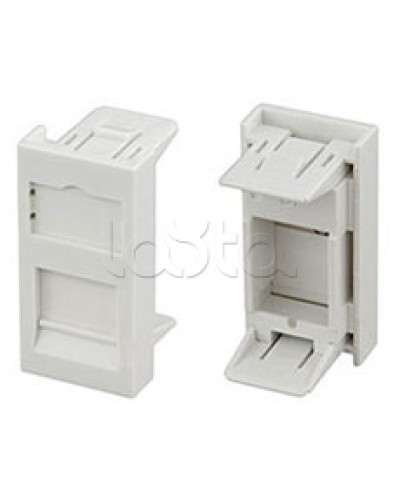 Вставка для 1 модуля формата Keystone Jack Hyperline SIP2-1K-M45-22.5 в Ессентуках Модули Keystone Pintop.ru