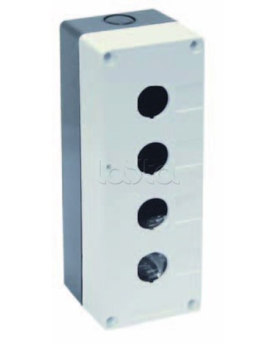 Корпус КП104 для кнопок 4 места белый IEK BKP10-4-K01 в Ессентуках Аксессуары для кабель-канала Pintop.ru