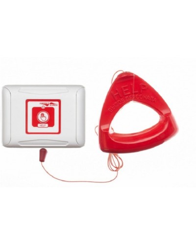 Влагозащищенная радиокнопка вызова со шнуром Hostcall MP-413W2 в Ессентуках Система оповещения и трансляции Hostcall Pintop.ru