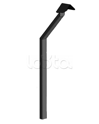 Стойка кнопки выхода Аякс наклонная исп.02 (в землю), черная Магнито-контакт в Ессентуках Дополнительное оборудование для ОПС Pintop.ru