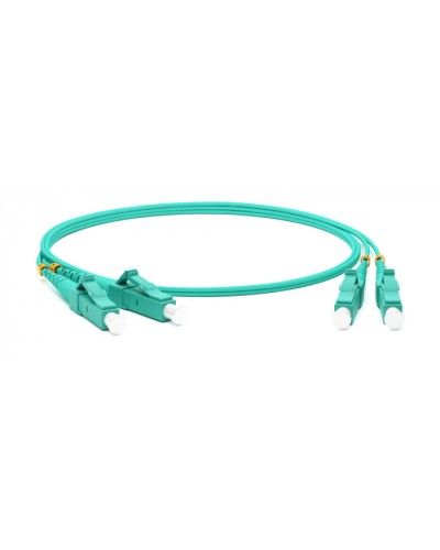 Патч-корд волоконно-оптический MM 50/125(OM3), LC-LC, duplex, LSZH, 1 м Hyperline FC-D2-503-LC/PR-LC/PR-H-1M-LSZH-AQ (FC-503-LC-LC-10G-1M) в Ессентуках Патч-корды оптические Pintop.ru