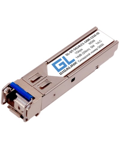 Модуль SFP Gigalink GL-OT-SG14LC1-1310-1490-I-D в Ессентуках Модули SFP/XFP/GBIC Pintop.ru