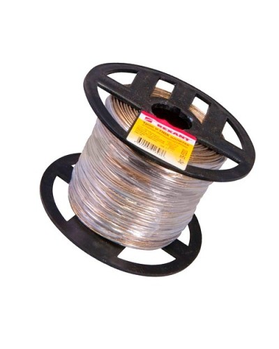 Трос стальной в ПВХ изоляции d2.5 мм (200 м) REXANT 09-5325 в Ессентуках Крепежные изделия Pintop.ru