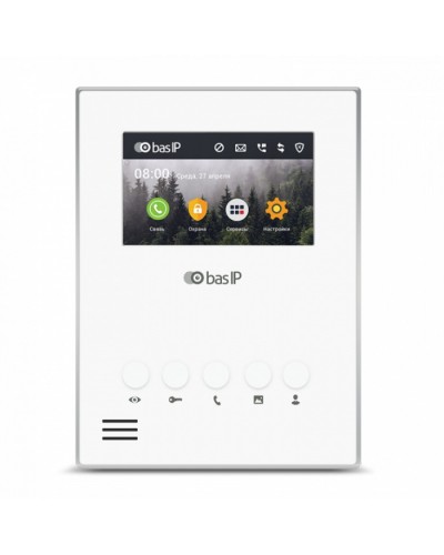 Видеодомофон BAS-IP AU-04LA WHITE в Ессентуках Вызывные IP панели Pintop.ru