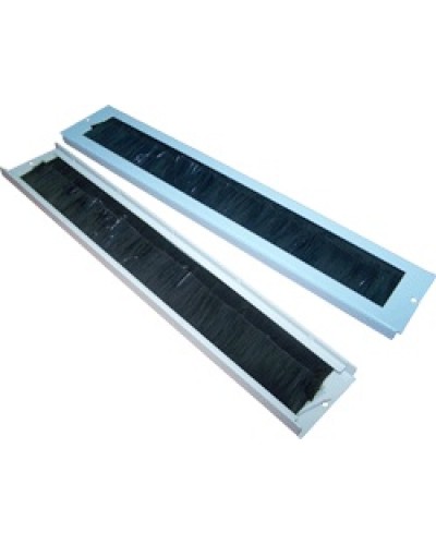 Ввод кабельный щеточный для настенных шкафов (серый) TWT TWT-CBW-BP в Ессентуках Аксессуары для стоек и шкафов Pintop.ru