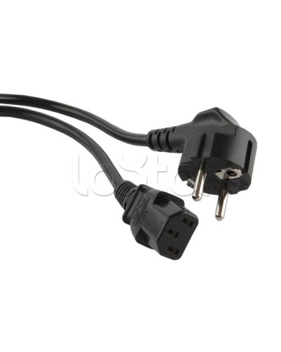 Кабель питания 10 м Hyperline PWC-IEC13-SHM-10-BK в Ессентуках Патч-корды и пигтейлы Pintop.ru