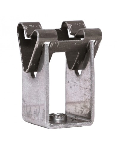 Держатель токоотвода металлический 35мм, L=20мм, Ni/Ni EKF PROxima (lp-d2115-20-ni) в Ессентуках Электротехническое оборудование Pintop.ru