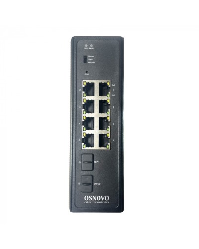 OSNOVO SW-80802-IM(port 90W,360W) Промышленный Web-управляемый PoE коммутатор в Ессентуках Коммутаторы Pintop.ru