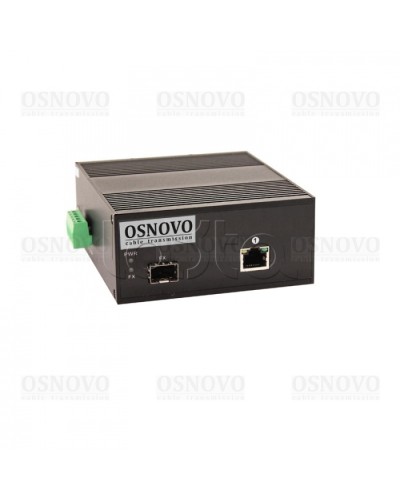 Медиаконвертер Gigabit Ethernet с поддержкой PoE OSNOVO OMC-1000-11HX/I в Ессентуках Медиаконвертеры Pintop.ru