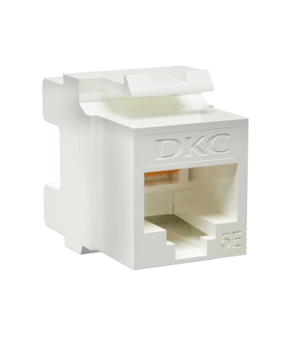 Модуль Keystone RJ45 CAT5E неэкранированный, 180 градусов, белый (форм-фактор A10) DKC RNK5EU180WH в Ессентуках Модули Keystone Pintop.ru