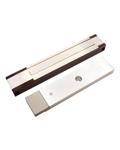 Электромагнитный замок с датчиком состояния двери ALeko ALM-300P (24В коричневый) в Ессентуках Электромагнитные замки Pintop.ru