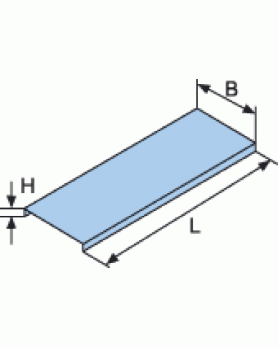 Крышка для лотка с заземлением осн. 80x3000 DKC 35521 в Ессентуках Аксессуары для лотков Pintop.ru