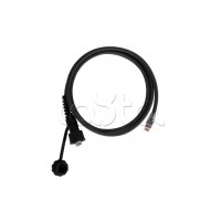 Индустриальный коммутационный шнур NIKOMAX U/UTP 4 пары, переходной, Кат.6 (Класс E), 250МГц, RJ45/8P8C(IP67)-RJ45/8P8C, T568B, многожильный, BC (чистая медь), 24AWG (7х0,195мм), с защитной крышкой, PUR, черный, 2м NIKOMAX (NMC-PC4UE55B-020-IS-TR-BK)